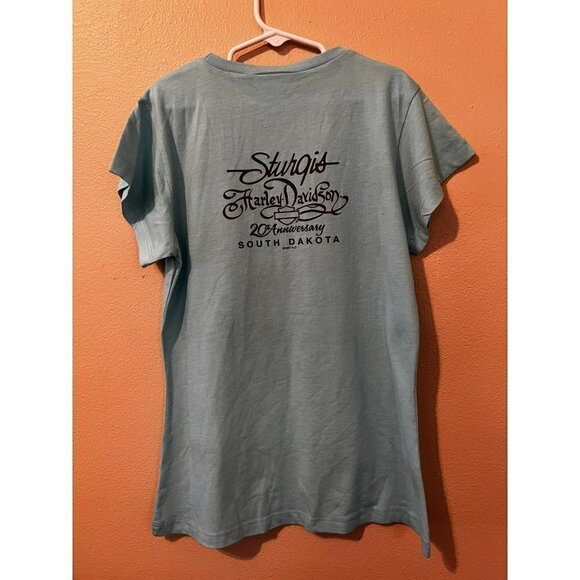 Women's Sturgis Harley Davidson Logo T-Shirt Size S [EXC] - Picture 4 of 4